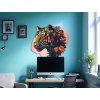 Dekorácia Nežný tiger (Kép mérete 89 x 89 cm, Felületkezelés 3D)