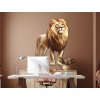 Obraz na stenu Hrdý lev (Kép mérete 100 x 79 cm, Felületkezelés 3D)