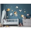 Sada detských obrazov Kozmonaut (Kép mérete 90,5 x 180 cm, Felületkezelés 3D)