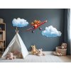 Detský obraz Let šteniatok (Kép mérete 78 x 200 cm, Felületkezelés 3D)