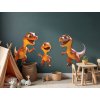 Obraz Malé dinosaury (Kép mérete 125,5 x 240 cm, Felületkezelés 3D)