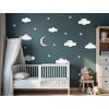 Sada nálepiek na stenu Nočná obloha (Kép mérete 89 x 176 cm, Felületkezelés 3D)