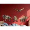 Sada nálepiek na stenu Svet dinosaurov (Kép mérete 130 x 200 cm, Felületkezelés 3D)