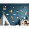 Sada nálepiek na stenu Piráti na mori (Kép mérete 200 x 220 cm, Felületkezelés 3D)