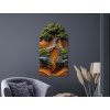 Strom života Deväť svetov (Kép mérete 110 x 60 cm, Felületkezelés 3D)