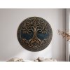 Okrúhly Strom života Korene sily (Kép mérete 45 x 45 cm, Felületkezelés 3D)