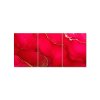 Trojdielny mramorový obraz Vášeň (A kép mérete A1, A keret színe Keret nélkül, Felületkezelés Matt)