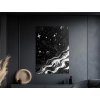 Obraz Maľovaná galaxia (A kép mérete A1, A keret színe Keret nélkül, Felületkezelés 3D)