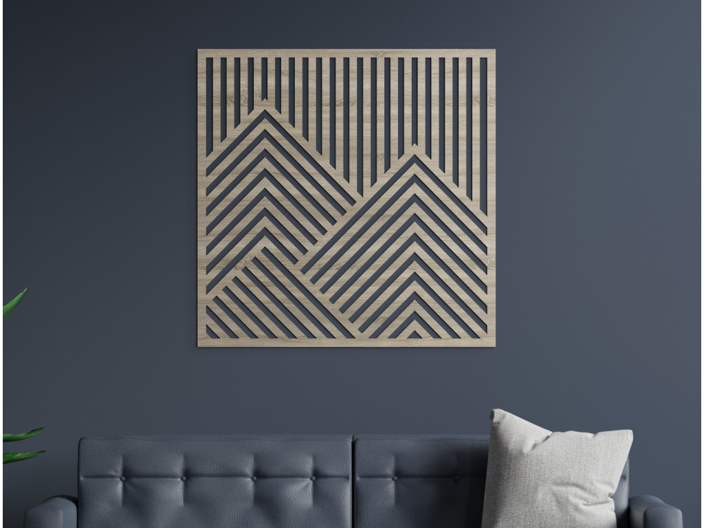 Moderný obraz Vrcholovka (Dimensioni del quadro 65 x 65 cm, Colore del quadro Antracite)