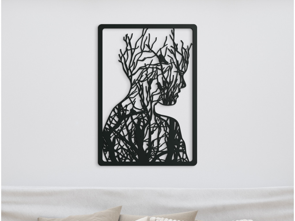 Moderný obraz Žena (Dimensioni del quadro 89 x 62 cm, Colore del quadro Antracite)