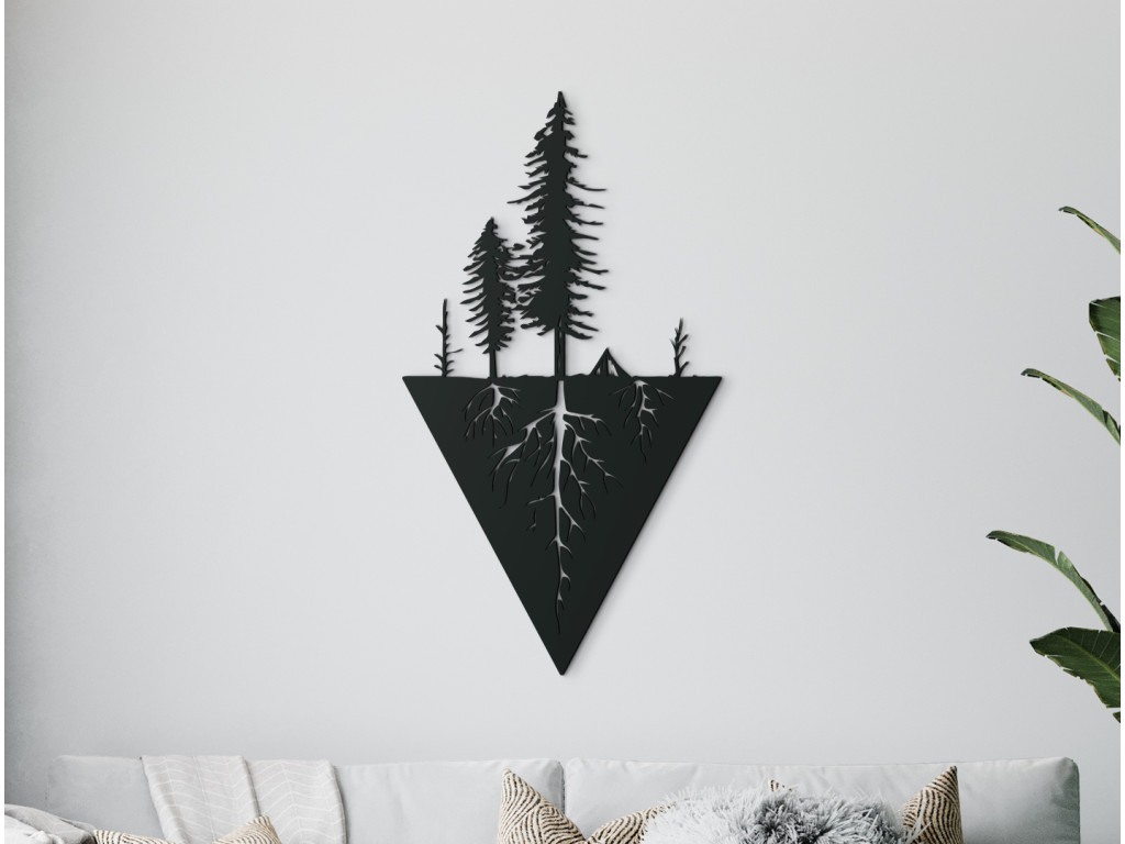 Moderný obraz Les (Dimensioni del quadro 89 x 48,5 cm, Colore del quadro Antracite)