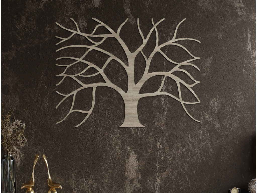Moderná dekorácia na stenu Strom (Dimensioni del quadro 89 x 118 cm, Colore del quadro Antracite)