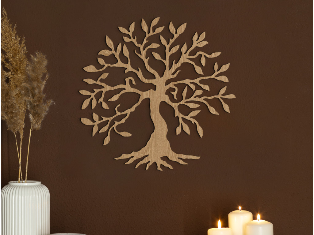 Drevený Strom života Rodokmeň (Dimensioni del quadro 64 x 65 cm, Colore del quadro Antracite)