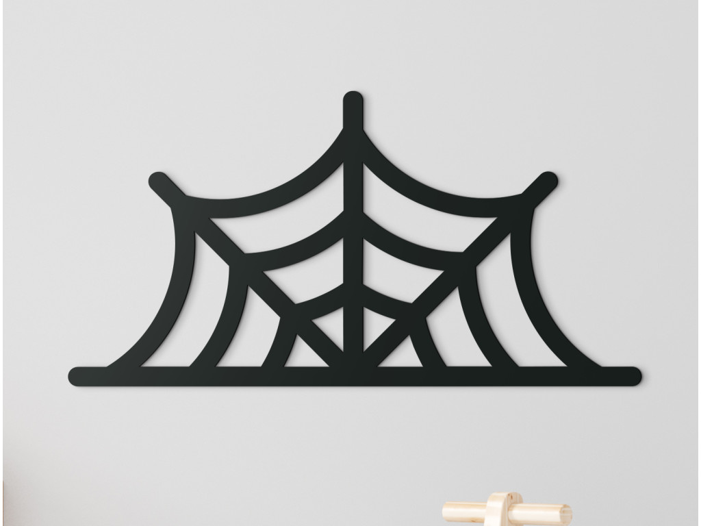 Nálepka do detskej izby Pavučina (Dimensioni del quadro 33,5 x 65 cm, Colore del quadro Antracite)