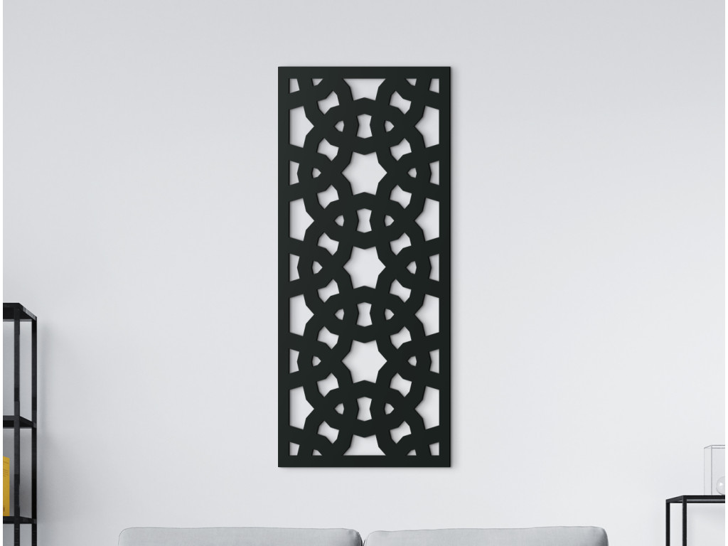 Dekoratívny panel na stenu Kruhy (Dimensioni del quadro 89 x 38 cm, Colore del quadro Antracite)