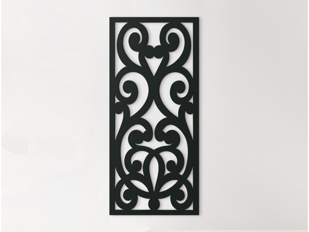 3D panel na stenu Kvet (Dimensioni del quadro 89 x 39,5 cm, Colore del quadro Antracite)