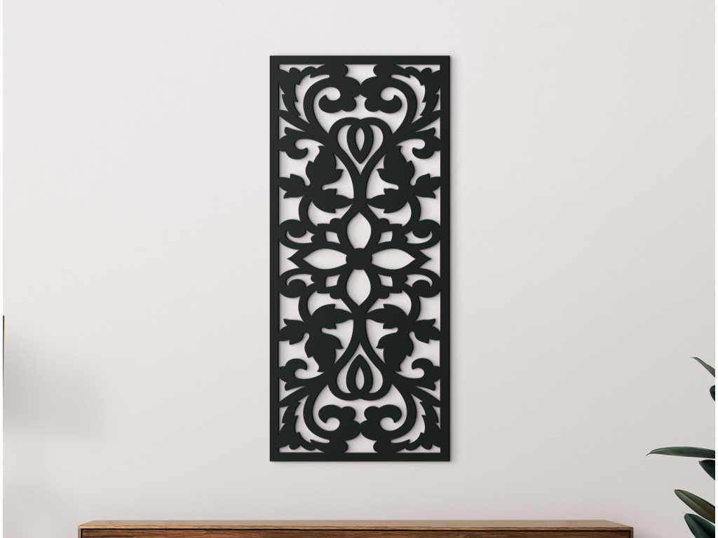 Drevený panel na stenu Záhrada (Dimensioni del quadro 89 x 39 cm, Colore del quadro Antracite)