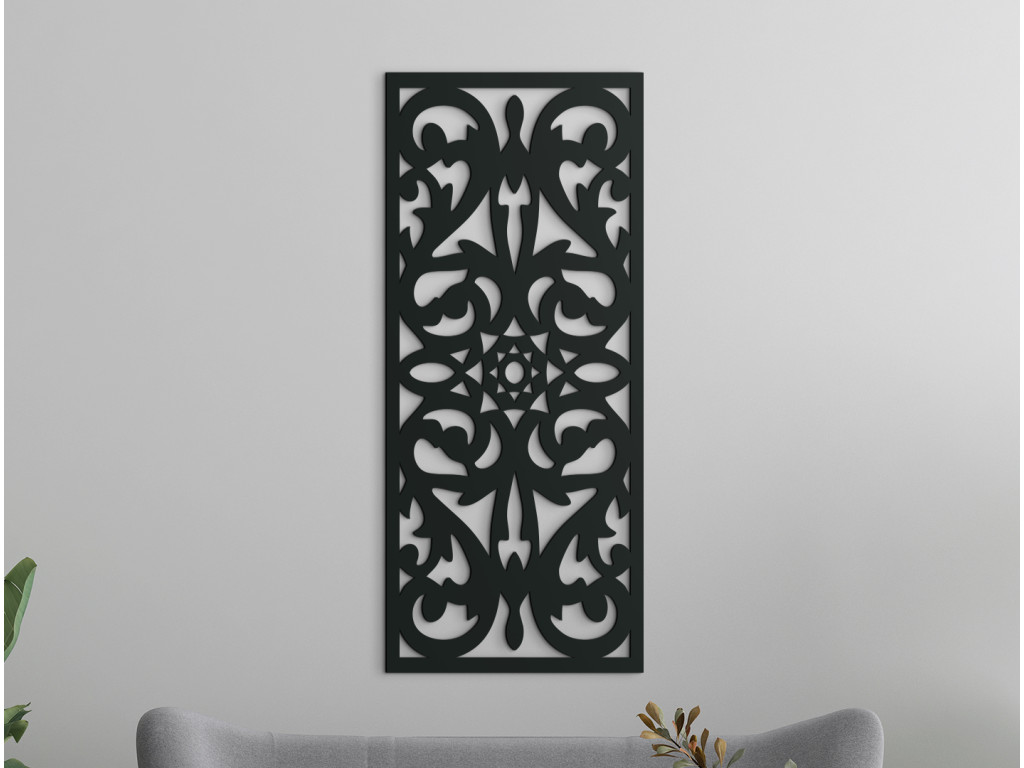 Drevený panel na stenu Fantázia orientu (Dimensioni del quadro 89 x 38 cm, Colore del quadro Antracite)