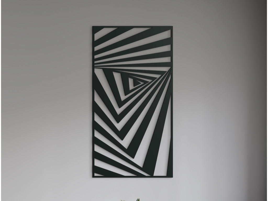 Drevený obraz na stenu Tunel (Dimensioni del quadro 89 x 47 cm, Colore del quadro Antracite)