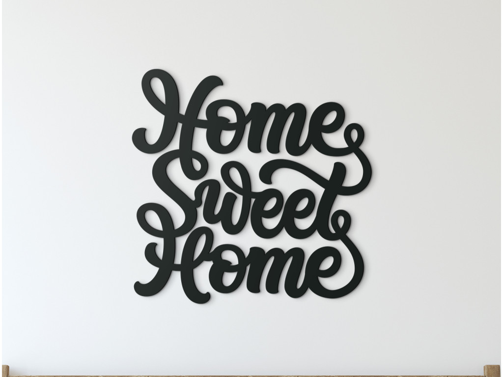 Nálepka na stenu Home Sweet Home (Dimensioni del quadro 80 x 81 cm, Colore del quadro Antracite)