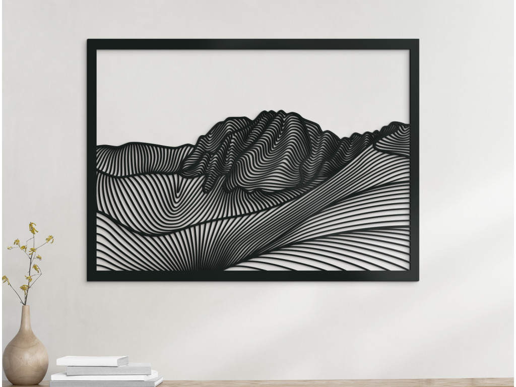 Obraz Ďumbier (Dimensioni del quadro 65 x 89 cm, Colore del quadro Antracite)