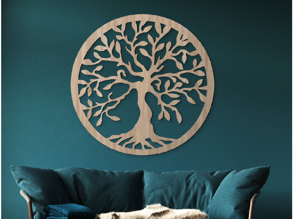 Okrúhly Strom života Rodokmeň (Dimensioni del quadro 65 x 65 cm, Colore del quadro Antracite)