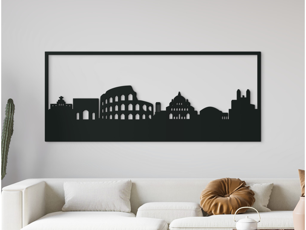 Obraz Rím (Dimensioni del quadro 81 x 195 cm, Colore del quadro Antracite)