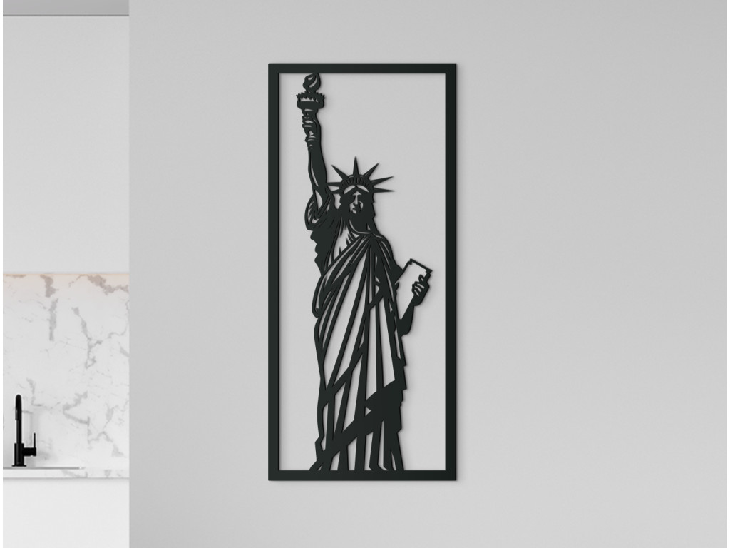 Obraz Socha slobody (Dimensioni del quadro 130 x 58 cm, Colore del quadro Antracite)