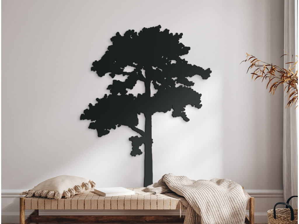Nálepka na stenu Mohutný strom (Dimensioni del quadro 89 x 71,5 cm, Colore del quadro Antracite)