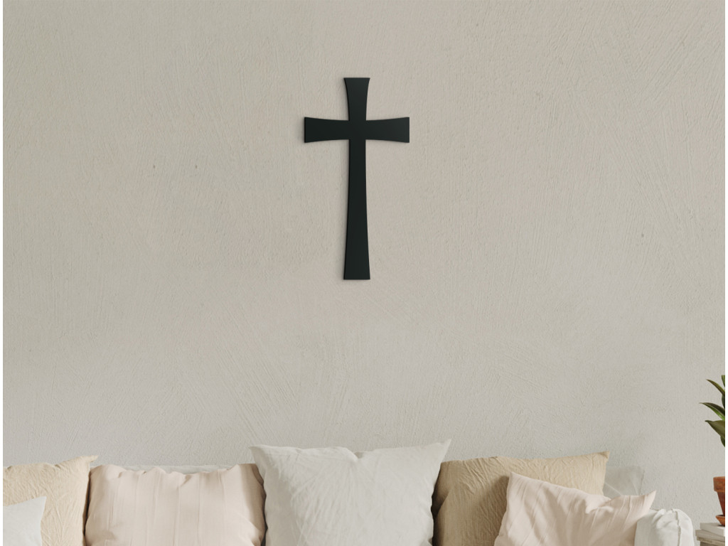 Krížik na stenu (Dimensioni del quadro 44,5 x 23 cm, Colore del quadro Antracite)