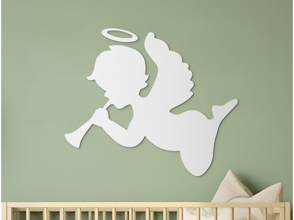 Nálepka na stenu Anjelik (Dimensioni del quadro 65 x 76 cm, Colore del quadro Antracite)