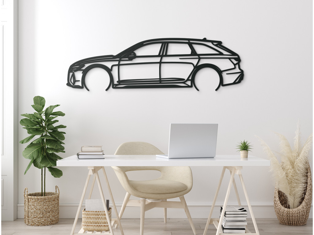 Obraz na stenu Audi RS6 (Dimensioni del quadro 39,5 x 133 cm, Colore del quadro Antracite)