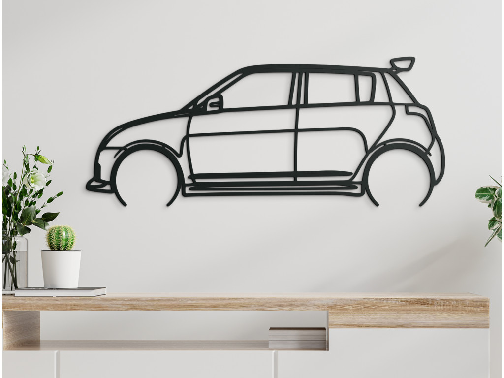 Obraz Suzuki Swift 08 (Dimensioni del quadro 55,5 x 133 cm, Colore del quadro Antracite)