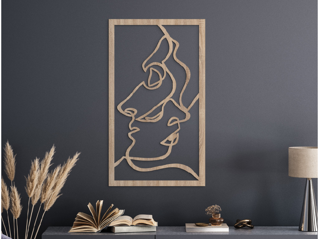 Abstraktný obraz Prepojenie (Dimensioni del quadro 86 x 51 cm, Colore del quadro Antracite)