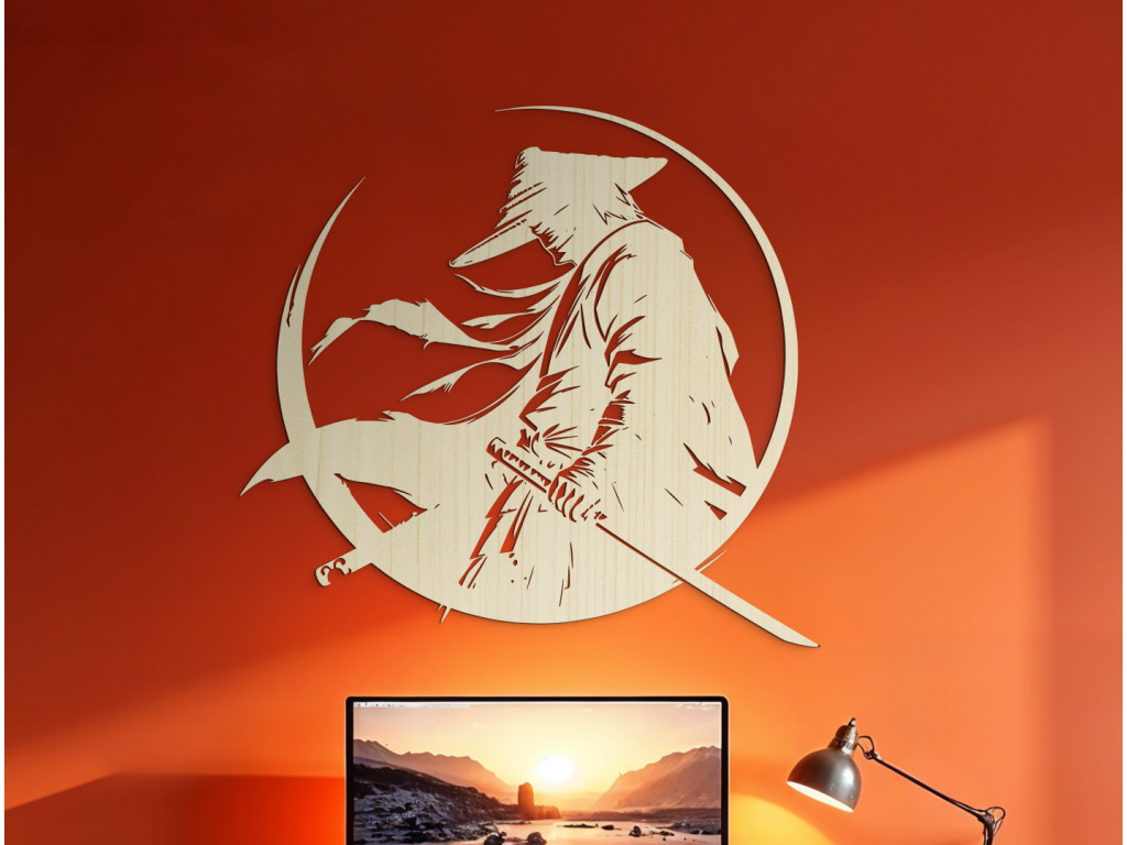 Detská okrúhla nálepka Bojovník v klobúku (Dimensioni del quadro 83 x 89 cm, Colore del quadro Antracite)