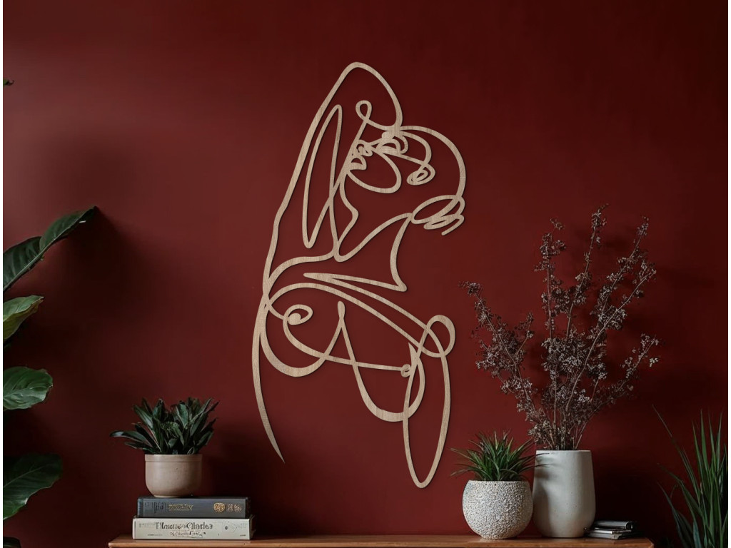 Dekorácia na stenu Ženský pôvab (Dimensioni del quadro 89 x 44,5 cm, Colore del quadro Antracite)