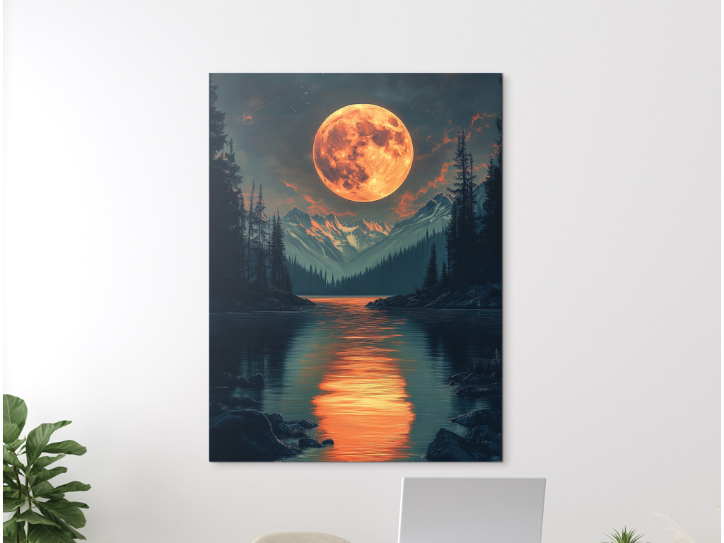 Obraz na stenu Nadvláda mesiaca (Formato del quadro A1, Colore della cornice Senza cornice, Finitura 3D)