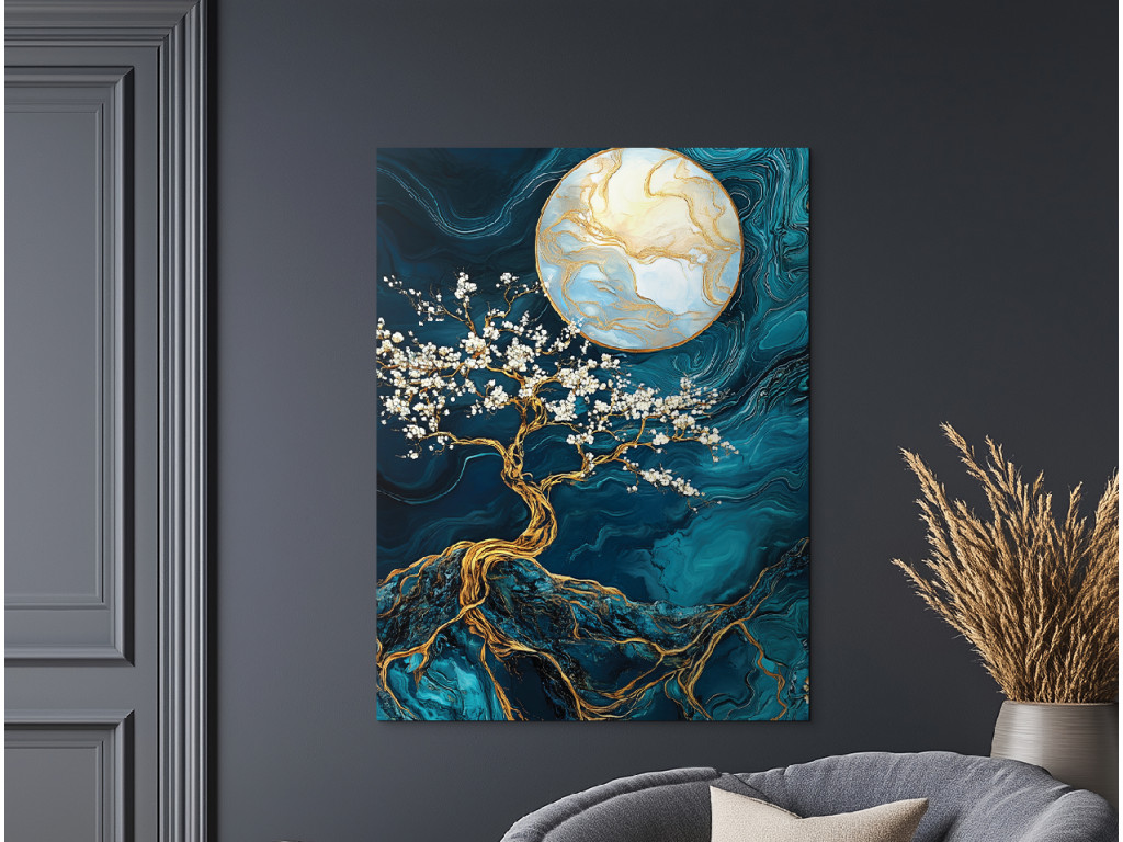 Strom života Spln (Formato del quadro A1, Colore della cornice Senza cornice, Finitura 3D)