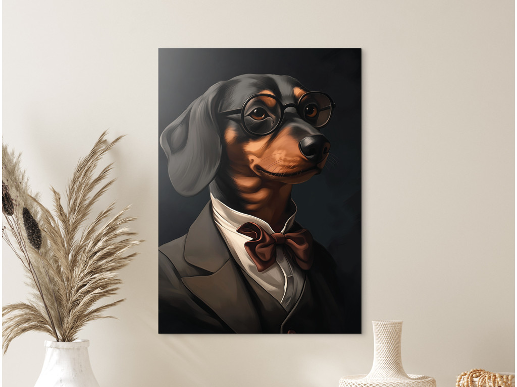 Obraz na stenu Profesor jazvečík (Formato del quadro A1, Colore della cornice Senza cornice, Finitura 3D)