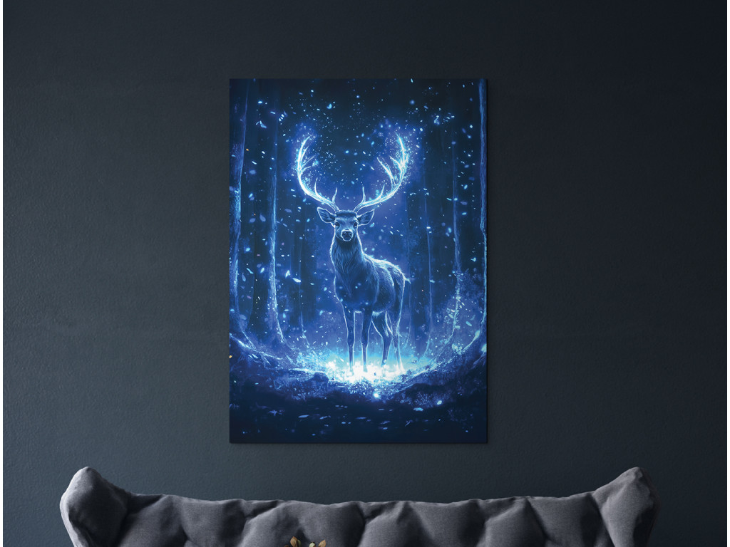 Obraz Modrý strážca lesa (Formato del quadro A1, Colore della cornice Senza cornice, Finitura 3D)