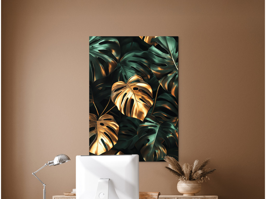 Obraz Luxusná monstera (Formato del quadro A1, Colore della cornice Senza cornice, Finitura 3D)