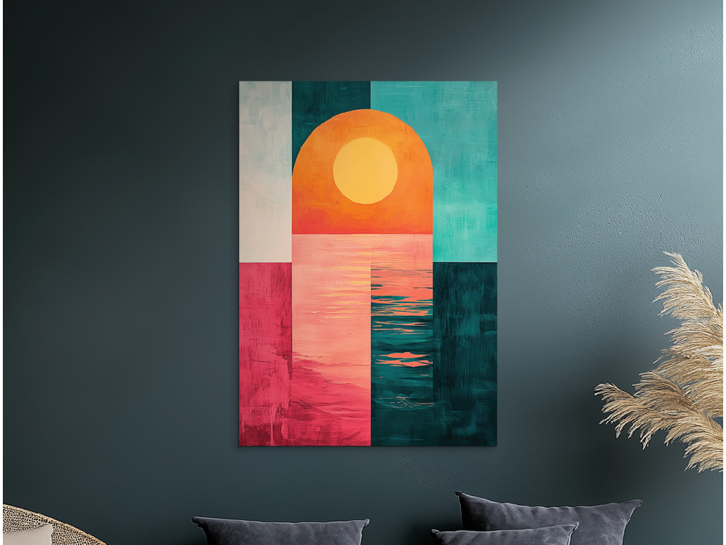 Obraz Krajina v predstavách (Formato del quadro A1, Colore della cornice Senza cornice, Finitura 3D)