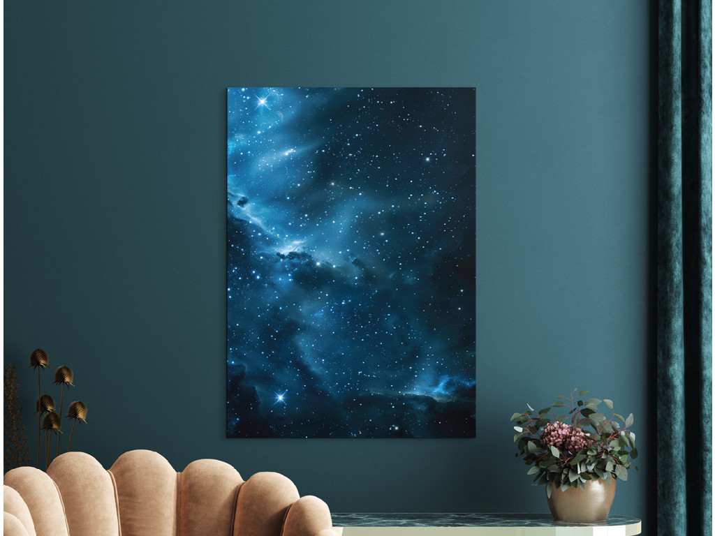 Obraz Modrá hĺbka noci (Formato del quadro A1, Colore della cornice Senza cornice, Finitura 3D)