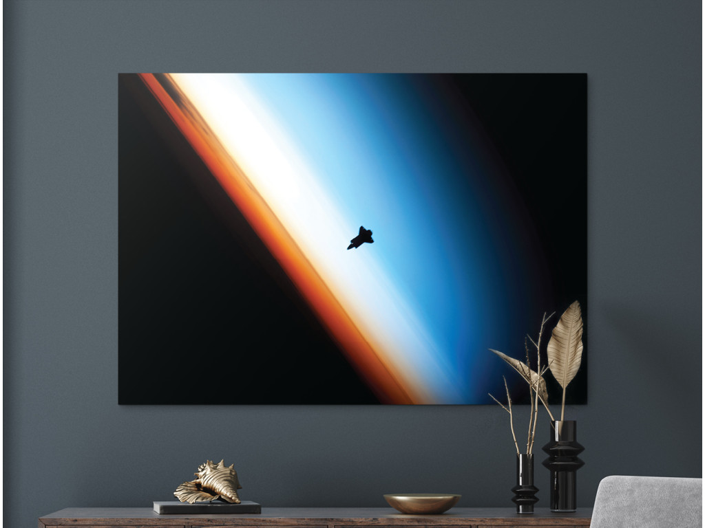 Obraz Raketa pri vstupe na orbit (Formato del quadro A1, Colore della cornice Senza cornice, Finitura 3D)