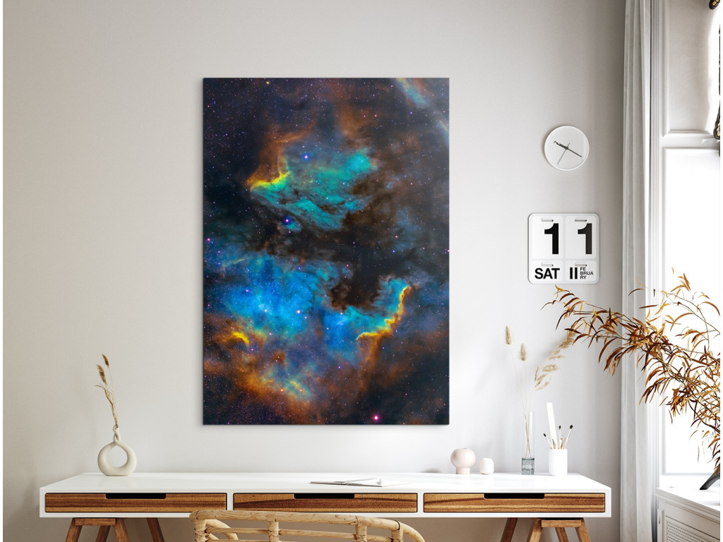 Obraz Mozaika kozmických hmlovín (Formato del quadro A1, Colore della cornice Senza cornice, Finitura 3D)