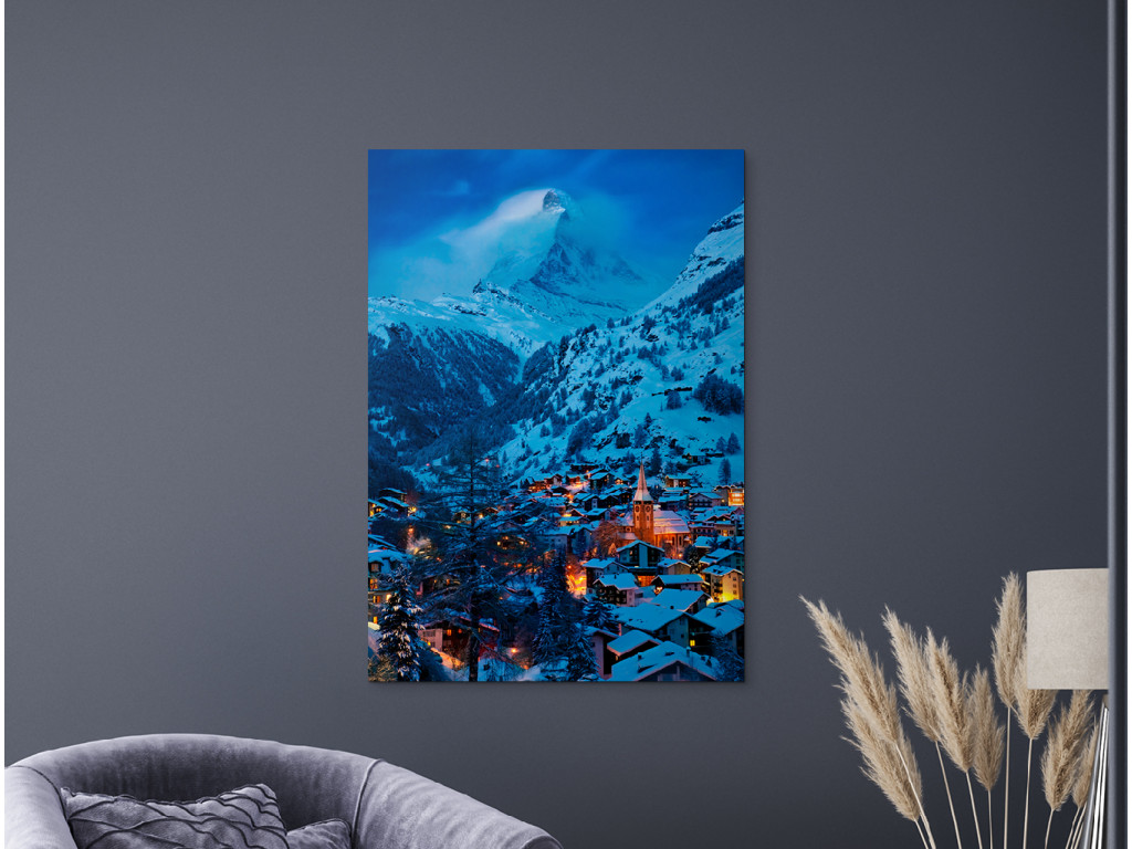 Farebný obraz Matterhorn (Formato del quadro A1, Colore della cornice Senza cornice, Finitura 3D)
