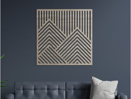 Moderný obraz Vrcholovka (Dimensioni del quadro 65 x 65 cm, Colore del quadro Antracite)