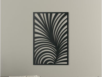 Moderný obraz List (Dimensioni del quadro 89 x 59 cm, Colore del quadro Antracite)