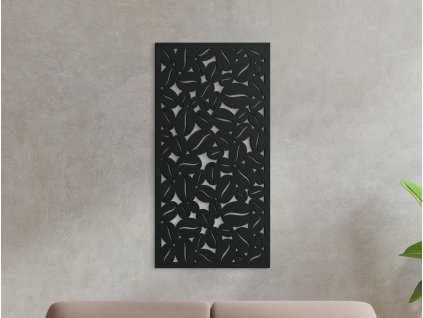 Drevený obraz Kávové zrná (Dimensioni del quadro 89 x 45 cm, Colore del quadro Antracite)