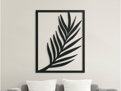 Obraz na stenu Vejúci list (Dimensioni del quadro 83 x 65 cm, Colore del quadro Antracite)